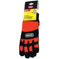 Oregon Safety Gloves, L, Knit Wrist Cuff, Leather 564449